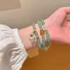 Nuevos Brazaletes Apilados de Perlas Estilo Chino Accesorios para Mujer, de Aspecto Caro, Fiesta Estudiantil de Nicho, Exquisitos Brazaletes y Pulseras de Aspecto Caro