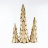 Vendas de Fábrica Decorações de Árvore de Natal Artesanais de Madeira Enfeites Casa Pousada Atmosfera de Feriado Construção de Cena