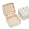 Caja de Joyería, Mini Caja de Almacenamiento, Pendientes, Pulseras, Caja de Costura Doméstica Compacta y Portátil, Bolsa de Almacenamiento para Joyería