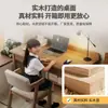 Escritorio de Madera Maciza para Dormitorio Escritorio de Estudio para Estudiantes Escritorio Pequeño para Apartamento Escritorio de Computadora Escritorio de Oficina para Adultos Escritorio Simple para Estudio