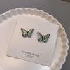 Pendientes de mariposa dulces y bonitos, estilo Mori, pequeños, frescos y únicos, para mujer, de diseño retro, personalizados, de moda, combinables.