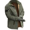 Otoño e Invierno Explosiones Transfronterizo Chaqueta de Solapa Gruesa con Forro Polar para Hombre Abrigo Casual Moderno para Exterior Ropa de Algodón