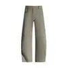 3 Colores 2026 Nuevo Retro Americano Corte Tridimensional Cintura Alta Sueltos Pierna Ancha Guadaña Pantalones Casuales para Mujer