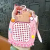 Miniatura de brinquedo magnético de celebridade da internet, bola de aço magnética, quadro de desenho, chaveiro Sanrio, pingente, artefato antiestresse.