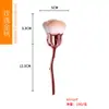 Atacado de fábrica novo pincel de maquiagem flor de rosa alto valor de cor cabo galvanizado pincel para pó solto único pétala de lã macia pincel de blush
