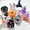 Resina Calabaza Cráneo Fantasma Nuevo Halloween Transfronterizo Resina DIY Calabaza Simulación Accesorios para Pasador de Pelo