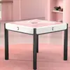 Nuevo Modelo de Máquina de Mahjong con Diseño de Montaña Rusa con Alas Giratorias, Bajo Ruido, Totalmente Automática, Plegable, Función de Calefacción, Mesa Eléctrica de Mahjong para Uso Doméstico