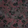 Tela de chenilla premium jacquard de rosa para cheongsam, sofá y cojines decorativos, disponible en múltiples colores, chenilla floral grande en stock