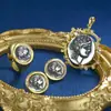 Nuevo Anillo Abierto de Plata de Ley con Moneda Antigua Griega Antigua Dionyor Estilo Europeo y Americano de Nicho Joyería de Mano de Alta Gama para Mujer 2022