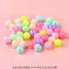 Cuentas Redondas Acrílicas Color Caramelo Cuentas Sueltas DIY Hechas a Mano Cuentas de Mano Cubeta Material para Cuentas Accesorios de Joyería para Pulsera de Niños
