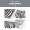 Pantalones de pierna ancha de seda de hielo azul para mujer, estilo fino de verano, nuevo modelo 2026, pantalones rectos de cintura alta con protección solar, holgados y frescos con una bonita caída