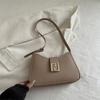 Bolso de Hombro Cruzado Minimalista de Moda Francesa de Nicho, Estilo Baguette, para Mujer, Otoño 2025, Nueva Moda, con Letras, para Viaje