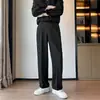 Pantalones Rectos Holgados de Seda Hielo Talla Grande para Hombre, Verano Deportes Ajuste Holgado Largo hasta el Suelo Secado Rápido Delgados Casuales de Vestir