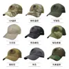 Gorra de Béisbol de Malla Camuflaje Nuevo Transfronteriza Gorra Táctica Militar Verano Exterior Montañismo Protección Solar Transpirable Sombrilla Gorra con Visera