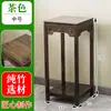 Color de ala de pollo estante antiguo madera gabinete pequeño chino de múltiples tesoros tetera de arcilla púrpura estante para juego de té estante de almacenamiento soporte de exhibición