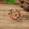 Anillo Decorativo de Piedra Preciosa de Cristal, Anillo de Primavera Grande Exagerado Estilo Europeo y Americano, Joyería Original, Venta al por Mayor por Pieza