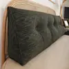Cojín de Cabecera, Almohada Triangular para Cama, Respaldo Grande, Cojín Lumbar, Ventana Saliente de Sala de Estar, Bolsa Suave para Tatami, Sencillo y Extraíble