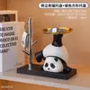 Adorno Creativo de Panda para Botellero Adorno de Sala de Estar Entrada Decoración de Gabinete de Vino Artesanías de Arte Moderno Exhibición Decorativa