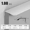 Venta al por mayor de fábrica Mango de Arco Grande 1.0 Espesor Manija Invisible para Puerta de Armario Manija Blanca para Puerta de Gabinete Puerta Corredera
