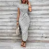 2026 Nuevo Estilo Transfronterizo Casual Moda Femenina Europea y Americana Vestido Bodycon con Tirantes, Cuello Redondo, Corte Ajustado