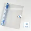 Capa Transparente de Couro Macio para Fichário, Venda Quente Transfronteiriça, Vendida Separadamente, Fichário de Argolas Destacáveis Grande Capacidade B5, Metal