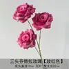 Materiales Florales Rojo Rosa de Alta Calidad Más Vendidos para Accesorios de Salón de Bodas, Decoración de Entrada, Arreglo Floral de Techo Estilo Chino Nuevo y Decoración de Pasillo