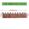 Valla de Madera Anticorrosiva Valla de Madera Maciza Carbonizada Valla Pequeña de Madera Decorativa para Exterior para Jardín de Flores de Patio, Huerto, Barandilla de Estacas de Madera