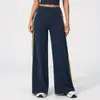 Pantalones de Yoga Acampanados con Bloques de Color Nude para Mujer, de Cintura Alta, Control de Abdomen, Levanta Glúteos, Secado Rápido, para Fitness al Aire Libre, Pierna Ancha 3588