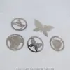Recuerdos para Club de Lectura, Marcapáginas con Cara de Cabeza de Leopardo Mariposa Chapada en Oro, Logo en Placa Fina de Cobre, Desarrollo de Producto Cultural y Creativo