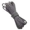 Pulsera de Cuerda Trenzada de Color Único Algodón con Núcleo Envuelto 3/4mm Accesorios Pulsera DIY Hecha a Mano Cadena de Teléfono Lanyard Decoración