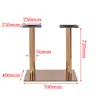 Tienda de Té con Leche y Postres de Lujo Ligero Base de Mesa de Comedor de Acero Inoxidable con Placa de Roca Soporte para Mesa de Café Restaurante Occidental Pata de Mesa de Hierro y Mármol