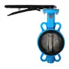 Válvula Borboleta Manual Bidirecional Tipo Wafer EPDM Dúctil Myers Tianjin Tanggu d71x