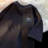 Camiseta Masculina de Manga Curta para o Verão Refrescante Simples Ins Tendência Marca Top Estilo Hong Kong Casual Solta Modeladora Versátil Manga Meia