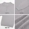 Suéter de Punto para Hombre Otoño e Invierno con Cuello Medio Cremallera Estilo Old Money Suéter de Lujo Ligero Sensación de Alta Gama Color Sólido Negocio Top de Manga Larga