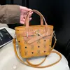 Bolso de mano pequeño de alta gama para mujer, nuevo modelo 2026, bolso de mano texturizado de nicho, versátil bolso de hombro y bandolera estilo cesta