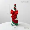 Decoraciones Navideñas Transfronterizas Sombreros de Navidad de Terciopelo Bolas de Navidad de Caramelo Muñecos de Nieve Adornos de Escritorio para Árbol de Navidad