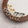 Convertidor de Pasador de Oreja a Clip para Oreja de Cobre Puro en Forma de U con Tornillo Ajustable Accesorios para Joyería de Oreja Hechos a Mano DIY Venta al por Mayor