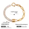 Anillo de Perla Imitación Barroca Jieding Acero de Titanio Pulsera Abierta que No se Desvanece Joyería de Acero Inoxidable de Alta Gama para Mujeres