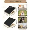 Escalera de Escalada para Mascotas de Madera Maciza en Stock, Rampa Plegable Antideslizante, Adecuada para Perros Pequeños y Perros Mayores, Escalera de Escalada para Sofá de Perro