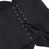 Corsé con chaqueta body-shaping a rayas de traje negro de alta gama simple fabricantes suministro directo comercio exterior Amazon