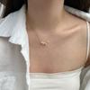 Ol Collar Versátil Nuevo de Plata de Ley S925 para Mujer, Incrustado de Circonita Geométrica, Diseño de Moda y Único, Cadena para Clavícula de Mujer Fábrica