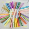 Notas de Desejo Coloridas, Rolos de Papel, Cartas de Amor Criativas, Notas de Desejo, Cápsulas de Amor, Notas de Carta, Garrafas de Desejo, Estrelas