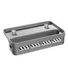 Estante de Secado para Fregadero de Cocina, Cesta para Esponja y Trapo en el Lado del Fregadero, Estante de Almacenamiento para el Hogar, Estante de Almacenamiento sin Perforaciones para Repisa de Ventana, Estante para Especias