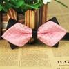 Novo em estoque gravata borboleta masculina multicolorida de poliéster para casamento casual de negócios Shengzhou fabricantes atacado de longo prazo