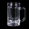 Taza de Té de Casa de Té al por Mayor con Asa de Vidrio Transparente para el Hogar Taza Grande de Cerveza con Asa