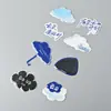 Adesivo de Logo de Carro com Cola Etiqueta de Cola Feita Sob Medida Etiqueta de Cola de Cristal Transparente Autoadesivo Colorido PVC Marca Registrada Personalização