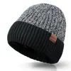 Chapéus de Inverno em Estoque Estilo Workwear Europeu e Americano Unissex Casual para Estudantes Versátil Quente Chapéus de Lã Tricotados com Opção de Impressão de Logo