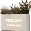 Caixa de Flores de Ferro para Exterior Solar Combinação Luminosa de Aço Inoxidável Sulco Quadrado para Flores ao Ar Livre Grade de Flores Divisória de Cerca de Balanço