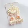 Traje de gorro y calcetines para bebé transfronterizo primavera y otoño gorro fino para bebé malla 0-12 meses gorro para bebé recién nacido dos piezas
