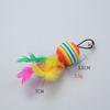 Fábrica de suprimentos para animais de estimação, cabeça de substituição para gato, bastão de provocação, combinação de roupa de reposição, brinquedo de pelúcia para gatos